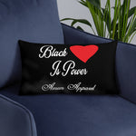 Black Love Pillow - Amun Apparel 