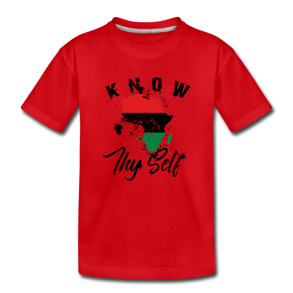 Know Thy Self Toddler Premium T-Shirt - red