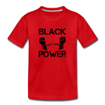 Children's Black Power T-shirt - red