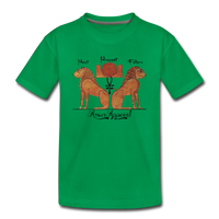 Past Present Future Children's T-Shirt - kelly green