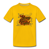 Boys Young Black & Gifted T-shirt - sun yellow