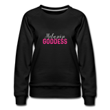 Melanin Goddess Sweatshirt - black