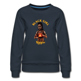 Black Girl Magic Sweatshirt - navy