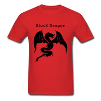 Black Dragon T-shirt - red