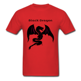 Black Dragon T-shirt - red