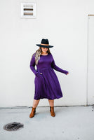 Be Chic Dress- Purple