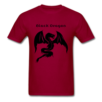 Black Dragon T-shirt - dark red