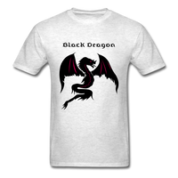 Black Dragon T-shirt - light heather grey