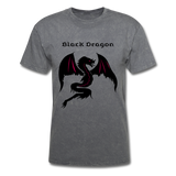 Black Dragon T-shirt - mineral charcoal gray