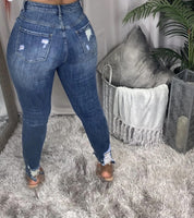 Stretch Ripped Women's Denim Jeans