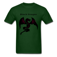 Black Dragon T-shirt - forest green