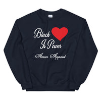 Black Love Sweatshirt - Amun Apparel 
