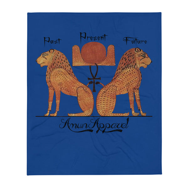 Aker- Past , Present, Future Throw blanket - 50×60 - Amun Apparel 