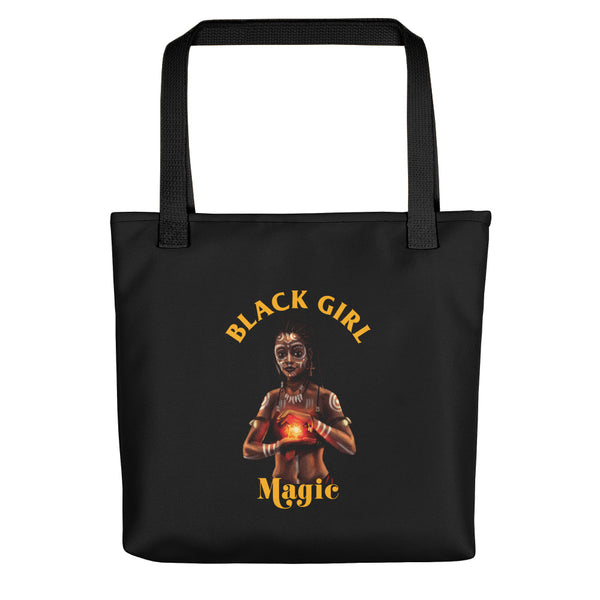 Black Girl Magic Tote Bag - Amun Apparel 