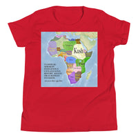 Classical Africa Youth Short Sleeve T-Shirt - Amun Apparel 