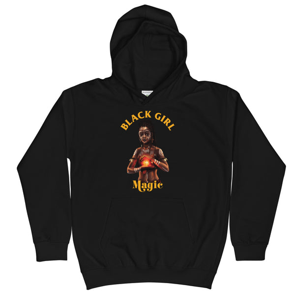 Girl's Black Girl Magic Hoodie - Amun Apparel 