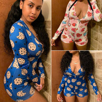 Women's Lady Sexy Romper Pajama