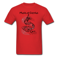 Big Kid's Musical Genius T-shirt - red