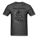 Big Kid's Musical Genius T-shirt - heather black