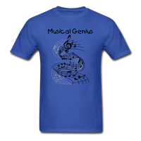 Big Kid's Musical Genius T-shirt - royal blue