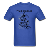 Big Kid's Musical Genius T-shirt - royal blue