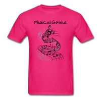 Big Kid's Musical Genius T-shirt - fuchsia