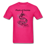 Big Kid's Musical Genius T-shirt - fuchsia