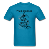 Big Kid's Musical Genius T-shirt - turquoise