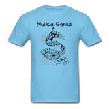 Big Kid's Musical Genius T-shirt - aquatic blue