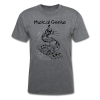 Big Kid's Musical Genius T-shirt - mineral charcoal gray