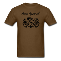 Tribal Dragon T-shirt - brown