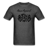 Tribal Dragon T-shirt - heather black