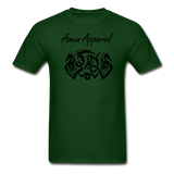 Tribal Dragon T-shirt - forest green