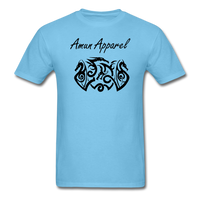 Tribal Dragon T-shirt - aquatic blue