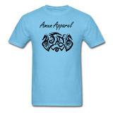 Tribal Dragon T-shirt - aquatic blue