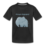 Kid’s Elephant Premium Organic T-Shirt - black