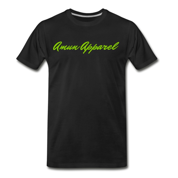 Amun Apparel Script Premium Organic T-Shirt - black