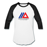 Amun Apparel Baseball T-Shirt - white/black