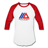 Amun Apparel Baseball T-Shirt - white/red