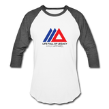 Amun Apparel Baseball T-Shirt - white/charcoal