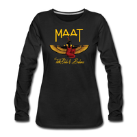 Maat Women's Slim Fit Long Sleeve T-Shirt - black