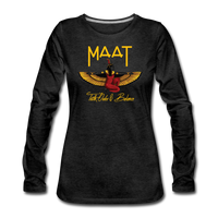Maat Women's Slim Fit Long Sleeve T-Shirt - charcoal gray