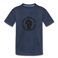 Black Knowledge Kids' Premium T-Shirt - navy