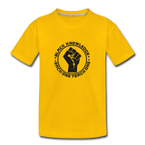 Black Knowledge Kids' Premium T-Shirt - sun yellow