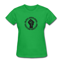 Black Knowledge Women's T-Shirt - bright green
