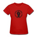 Black Knowledge Women's T-Shirt - red