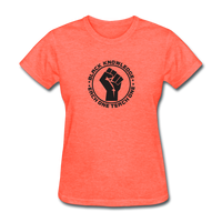 Black Knowledge Women's T-Shirt - heather coral
