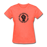 Black Knowledge Women's T-Shirt - heather coral