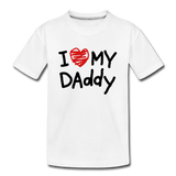Love Daddy Premium Kid's T-Shirt - white