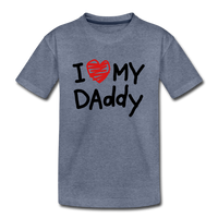 Love Daddy Premium Kid's T-Shirt - heather blue